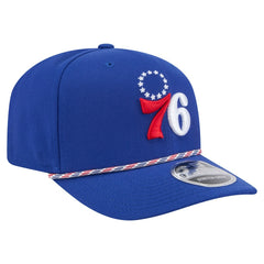 Philadelphia 76ers Rope 9SEVENTY Adjustable Hat - Blue | New Era on sale