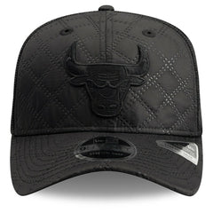 Chicago Bulls Quilted 9SEVENTY Trucker Adjustable Hat - Black | New Era on sale
