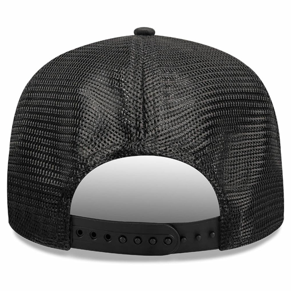 Chicago Bulls Quilted 9SEVENTY Trucker Adjustable Hat - Black | New Era on sale