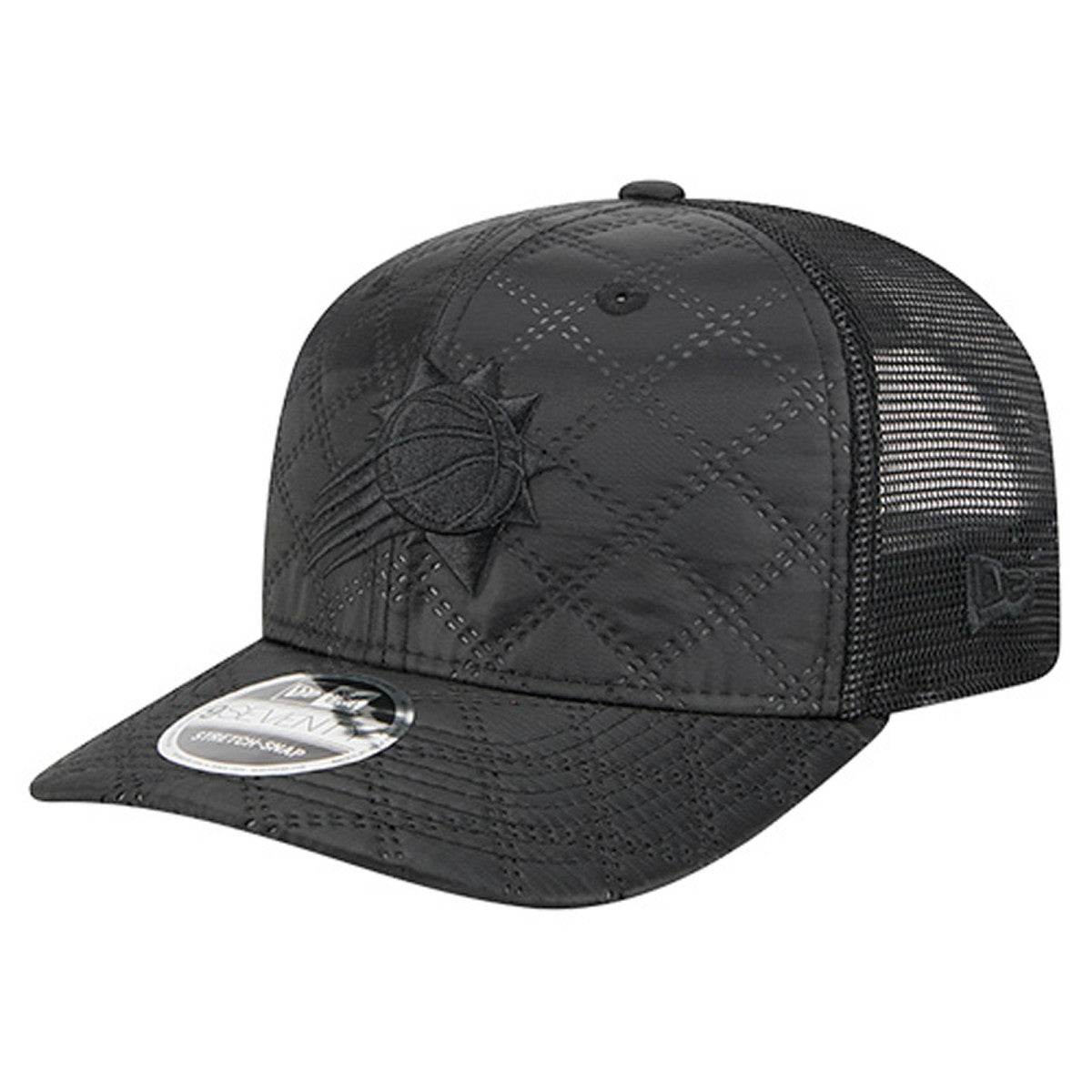 Phoenix Suns Quilted 9SEVENTY Trucker Adjustable Hat - Black | New Era cheap