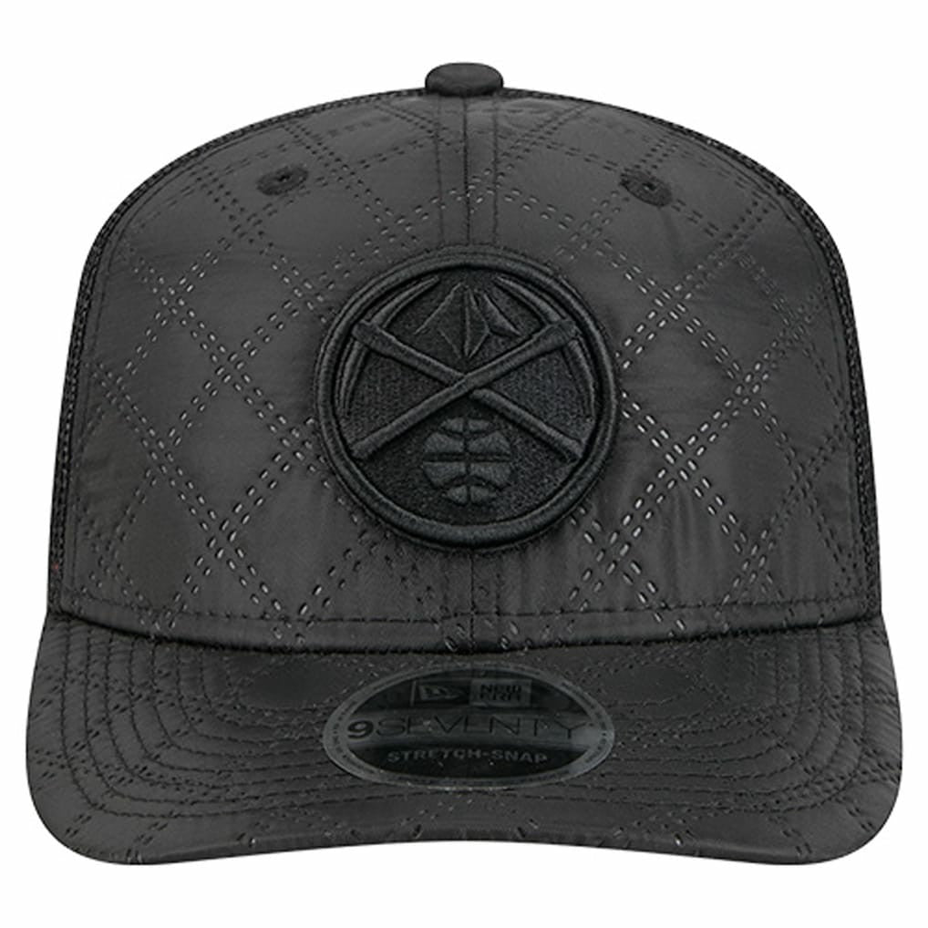 Denver Nuggets Quilted 9SEVENTY Trucker Adjustable Hat sale - Black | New Era discount
