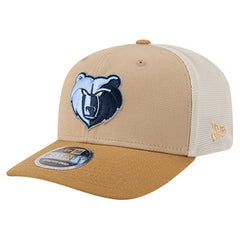 Memphis Grizzlies Two-Tone 9SEVENTY Adjustable Trucker Hat - Tan/Light Brown | New Era online