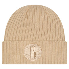 Brooklyn Nets Color Pack Cuffed Knit Hat - Tan | New Era sale