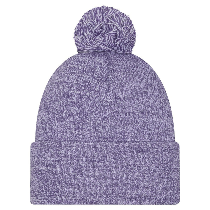 Phoenix Suns Marled Cuffed Knit Hat with Pom - Purple | New Era sale