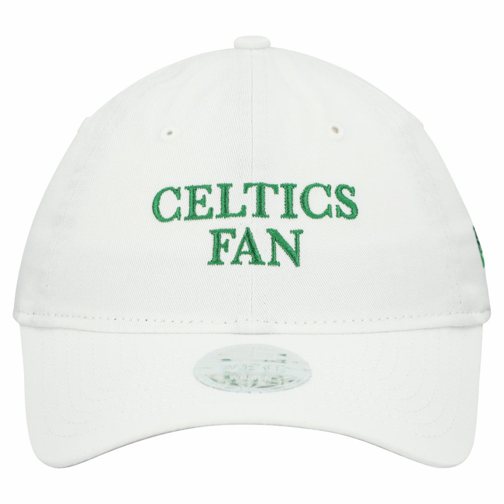 Boston Celtics Women's Team Fan 9TWENTY Adjustable Hat - White | New Era shop