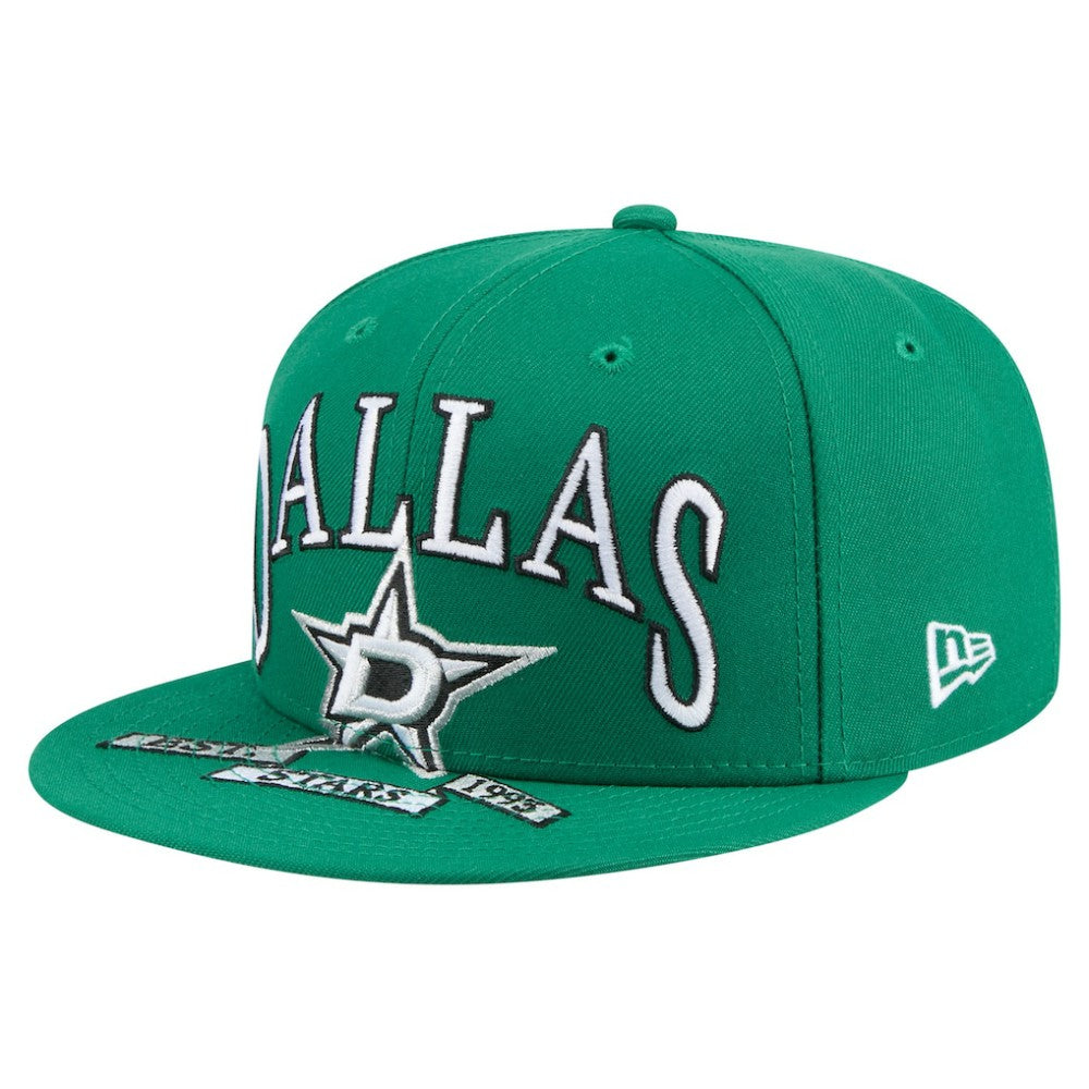 Dallas Stars New Era Oversized Vintage Arch 59Fifty Fitted Hat