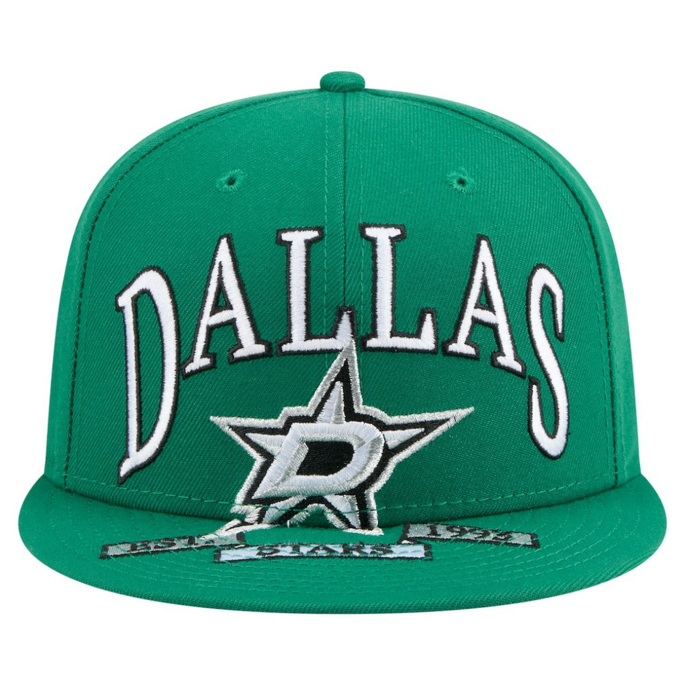 Dallas Stars New Era Oversized Vintage Arch 59Fifty Fitted Hat
