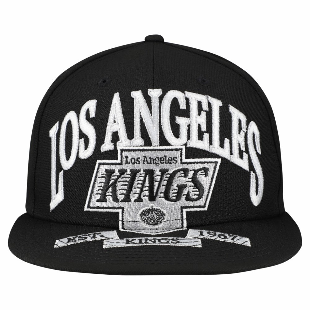 Los Angeles Kings New Era Oversized Vintage Arch 59Fifty Fitted Hat