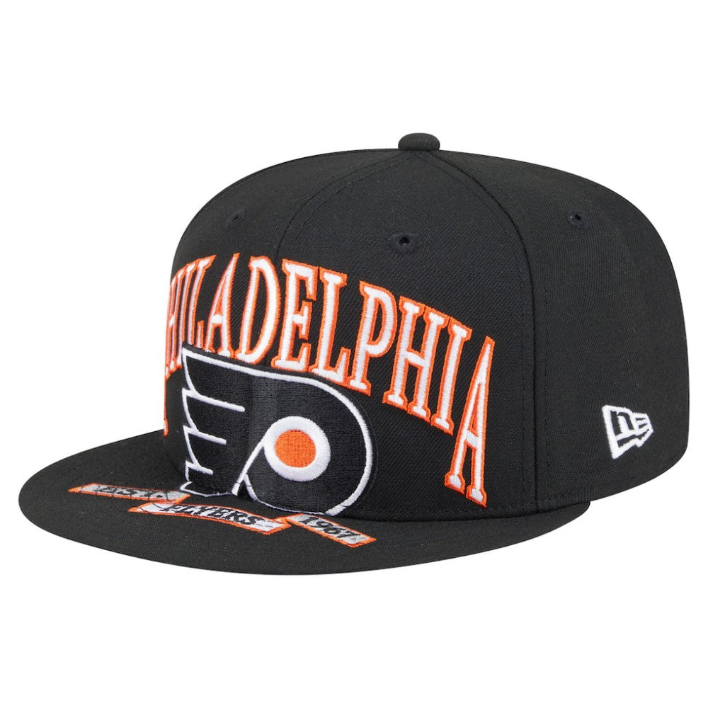 Philadelphia Flyers New Era Oversized Vintage Arch 59Fifty Fitted Hat