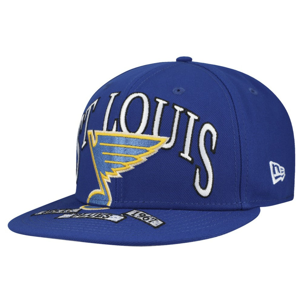 St. Louis Blues New Era Oversized Vintage Arch 59Fifty Fitted Hat