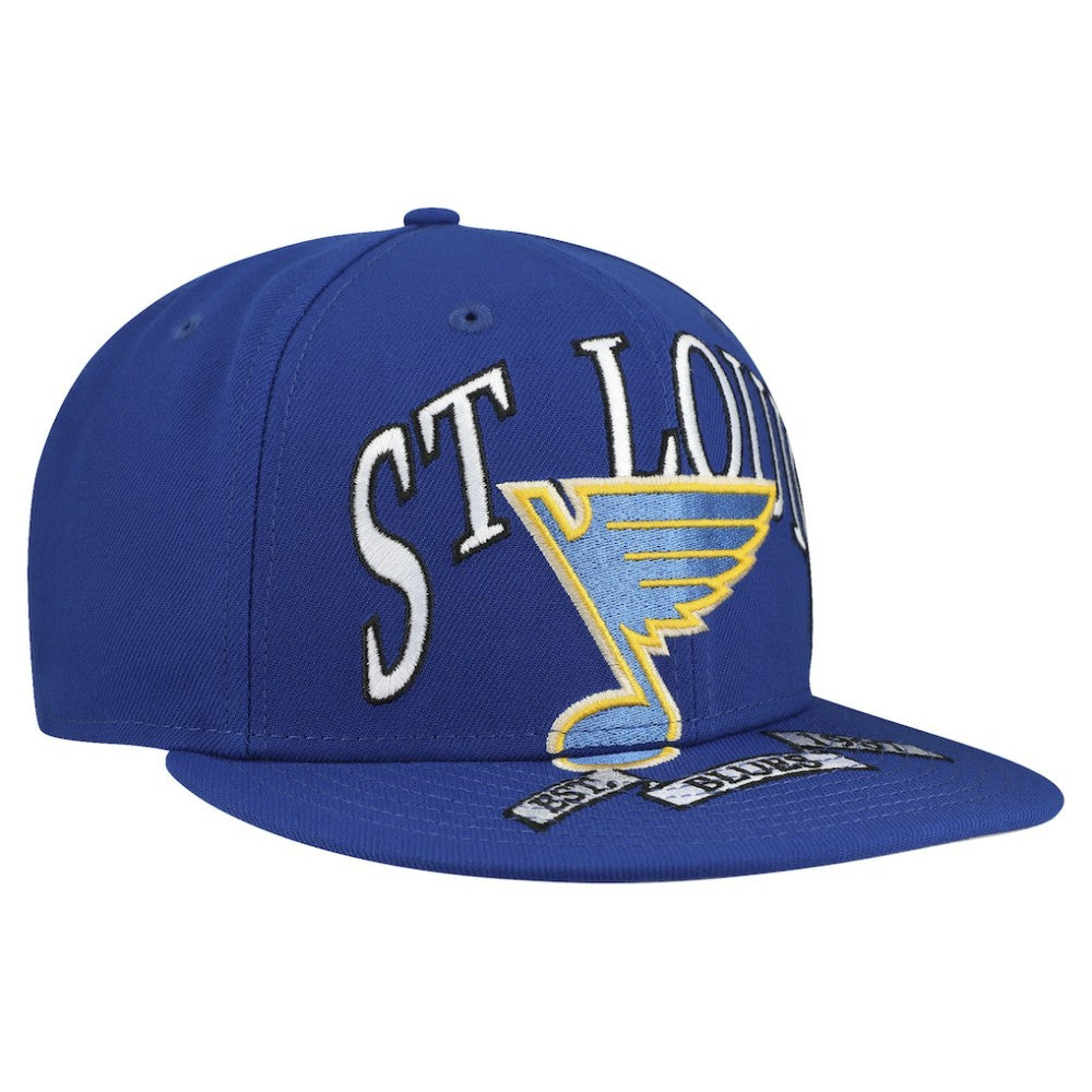 St. Louis Blues New Era Oversized Vintage Arch 59Fifty Fitted Hat