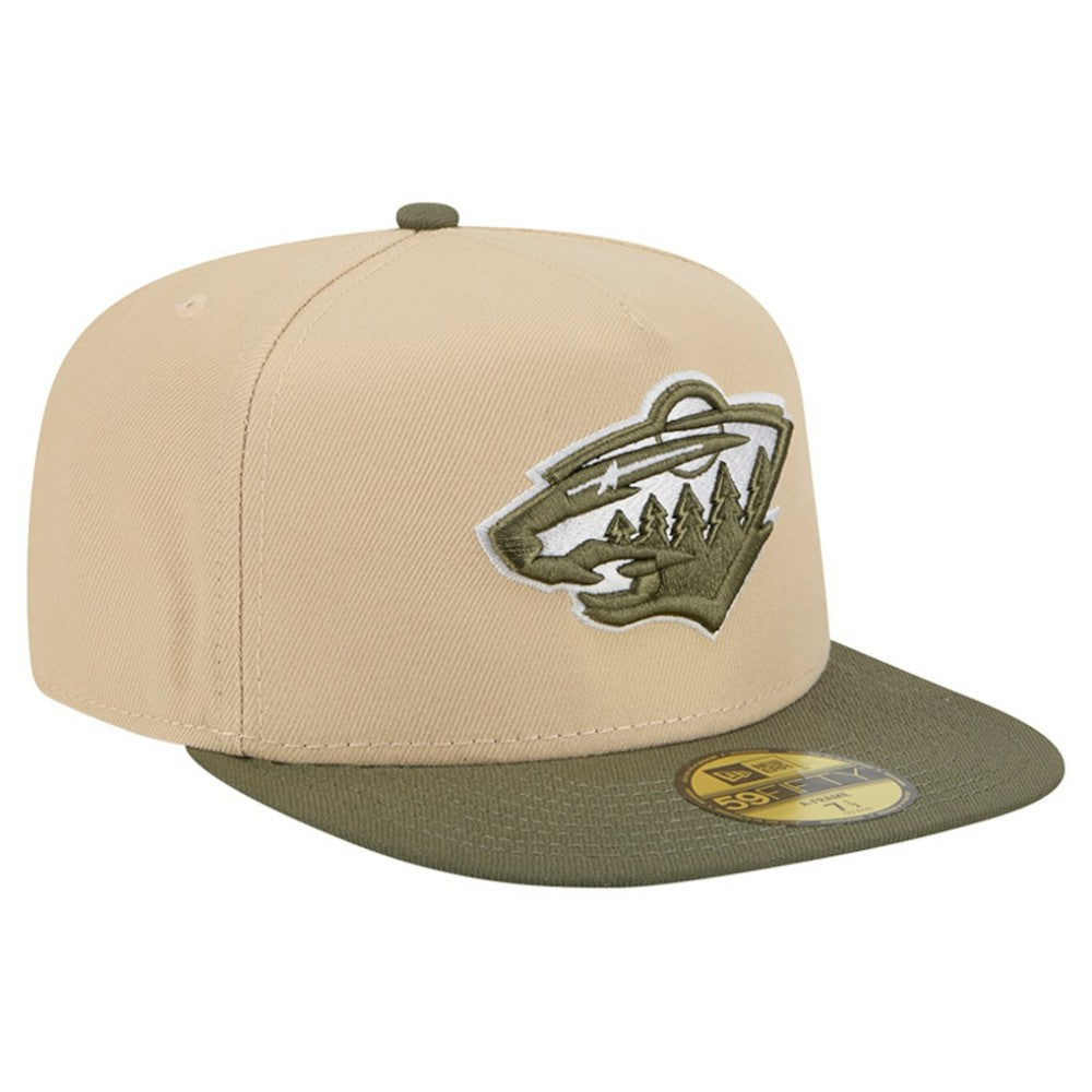 Minnesota Wild New Era Color Pack Two-Tone 59FIFTY A-Frame Fitted Hat