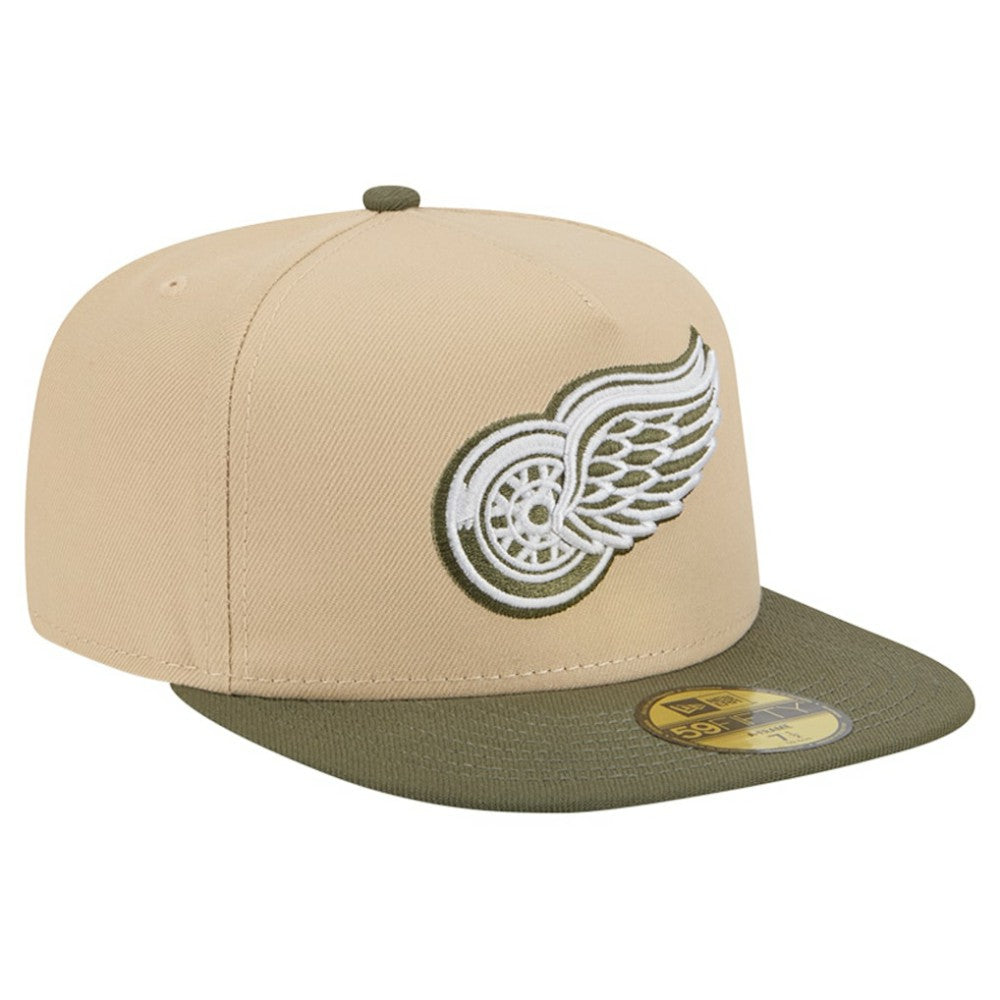 Detroit Red Wings New Era Color Pack Two-Tone 59FIFTY A-Frame Fitted Hat