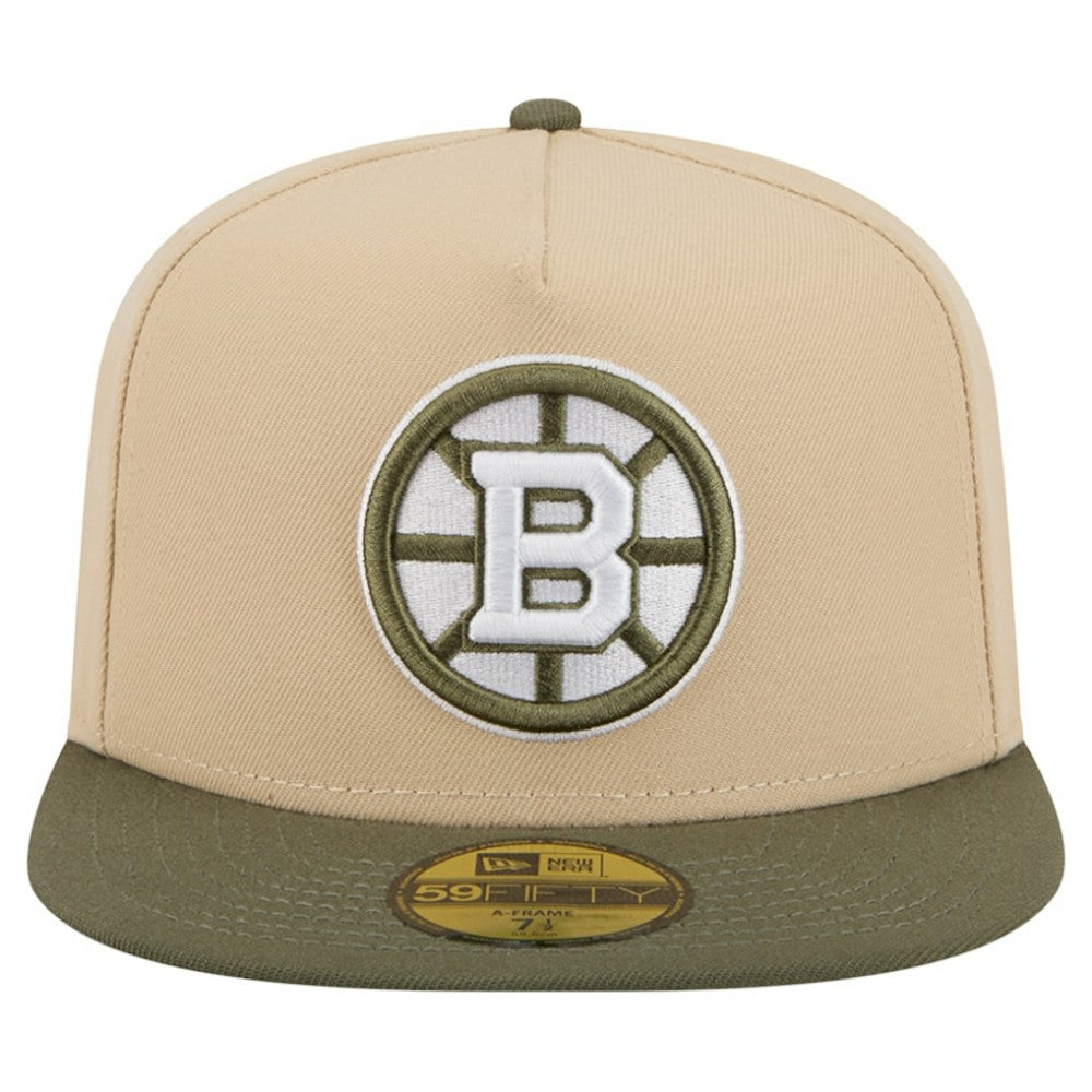 Boston Bruins New Era Color Pack Two-Tone 59FIFTY A-Frame Fitted Hat