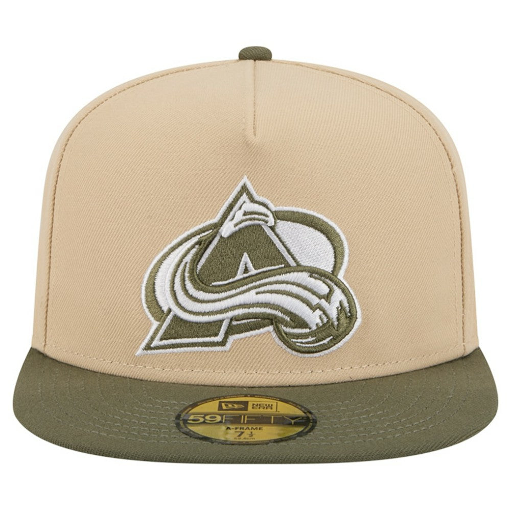 Colorado Avalanche New Era Color Pack Two-Tone 59FIFTY A-Frame Fitted Hat