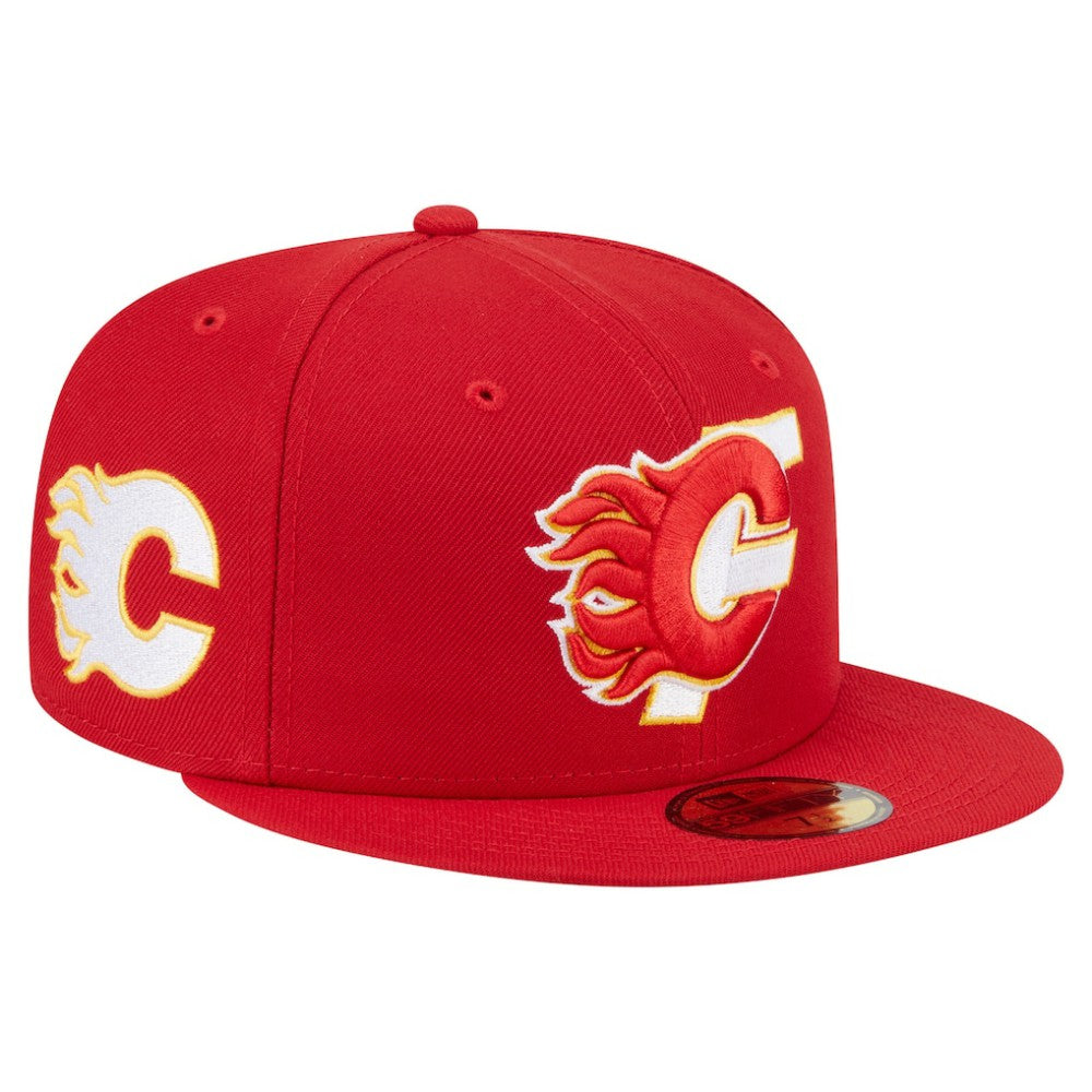 Calgary Flames New Era Deceptor 59FIFTY Fitted Hat