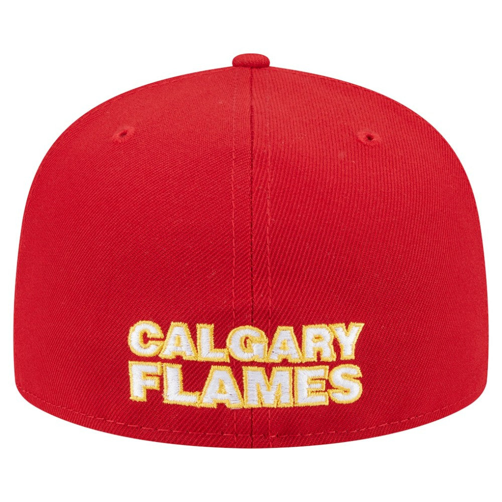 Calgary Flames New Era Deceptor 59FIFTY Fitted Hat