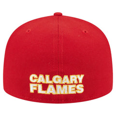 Calgary Flames New Era Deceptor 59FIFTY Fitted Hat