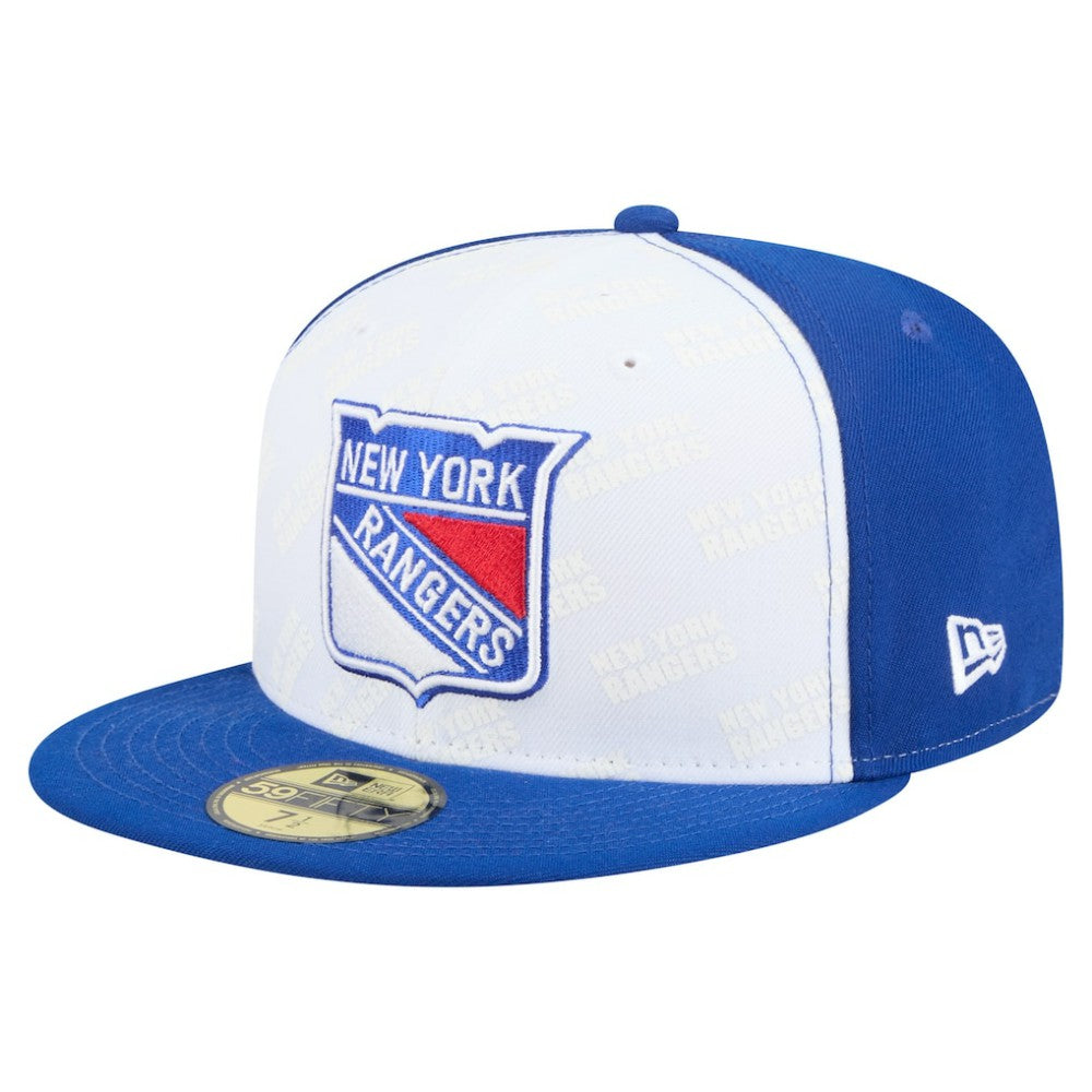 New York Rangers New Era Repeat Two-Tone 59FIFTY Fitted Hat