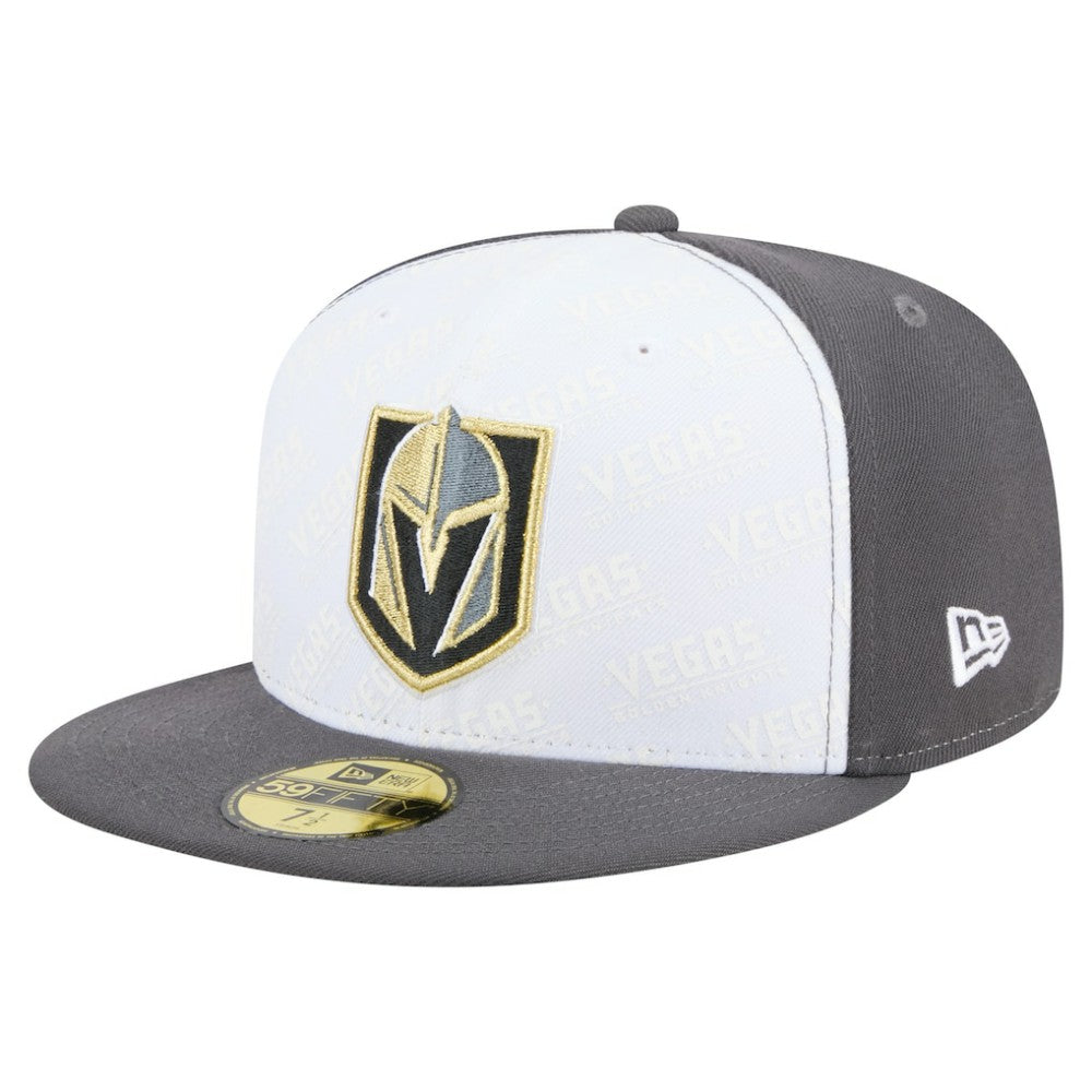 Vegas Golden Knights New Era Repeat Two-Tone 59FIFTY Fitted Hat