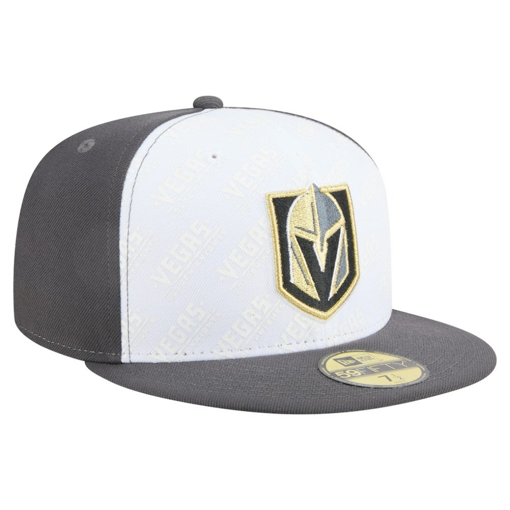Vegas Golden Knights New Era Repeat Two-Tone 59FIFTY Fitted Hat
