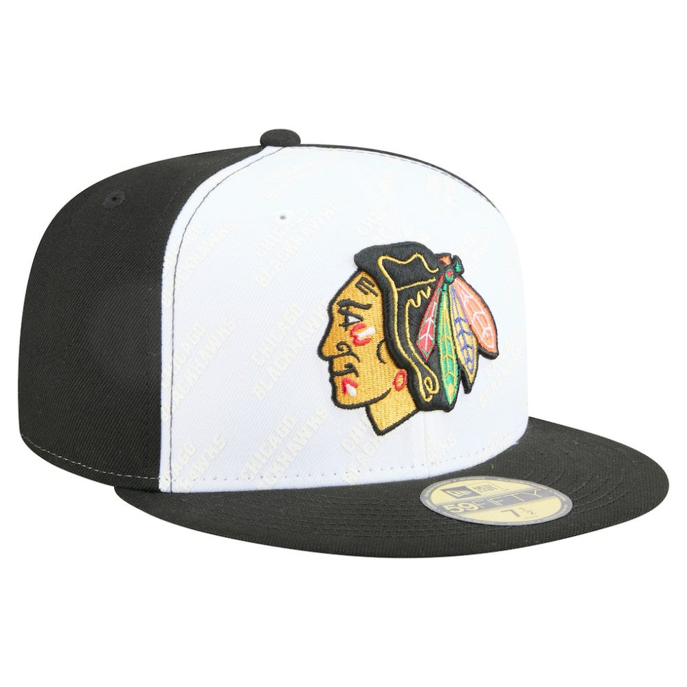 Chicago Blackhawks New Era Repeat Two-Tone 59FIFTY Fitted Hat