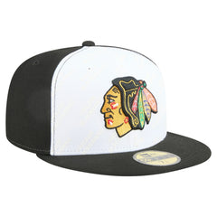 Chicago Blackhawks New Era Repeat Two-Tone 59FIFTY Fitted Hat