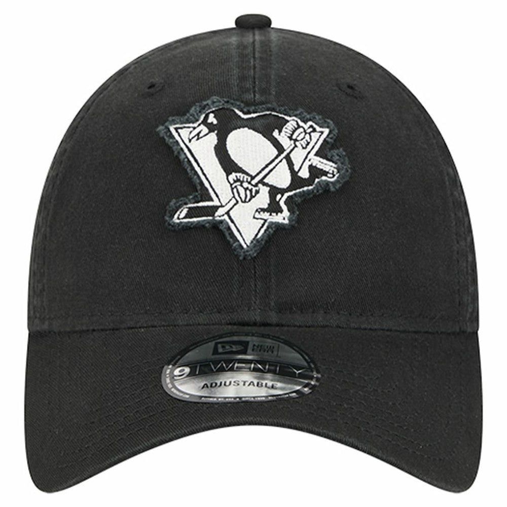 Pittsburgh Penguins New Era Stamp Fabric Applique 9TWENTY Adjustable Hat