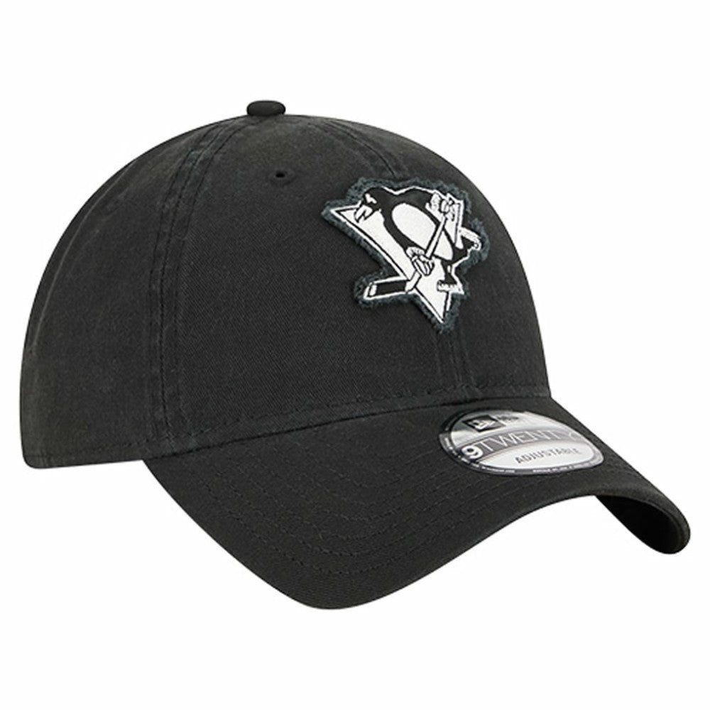 Pittsburgh Penguins New Era Stamp Fabric Applique 9TWENTY Adjustable Hat