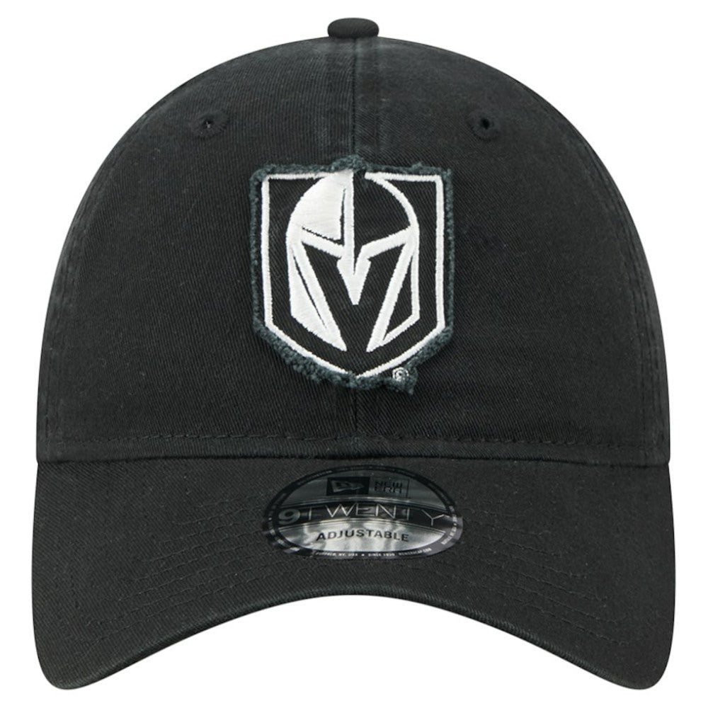 Vegas Golden Knights New Era Stamp Fabric Applique 9TWENTY Adjustable Hat