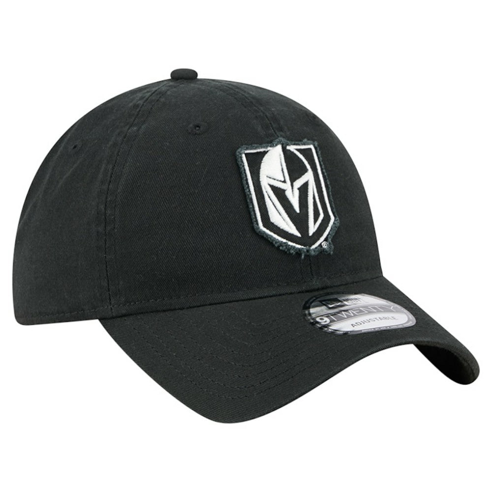 Vegas Golden Knights New Era Stamp Fabric Applique 9TWENTY Adjustable Hat