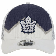 Toronto Maple Leafs New Era Hockey Sock 9FORTY A-Frame M-Crown Adjustable Trucker Hat