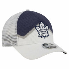 Toronto Maple Leafs New Era Hockey Sock 9FORTY A-Frame M-Crown Adjustable Trucker Hat