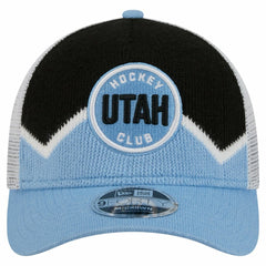Utah Mammoth New Era Hockey Sock 9FORTY A-Frame M-Crown Adjustable Trucker Hat