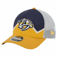 Nashville Predators New Era Hockey Sock 9FORTY A-Frame M-Crown Adjustable Trucker Hat