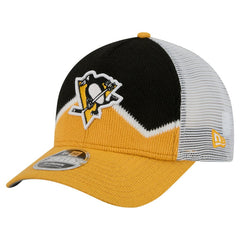 Pittsburgh Penguins New Era Hockey Sock 9FORTY A-Frame M-Crown Adjustable Trucker Hat