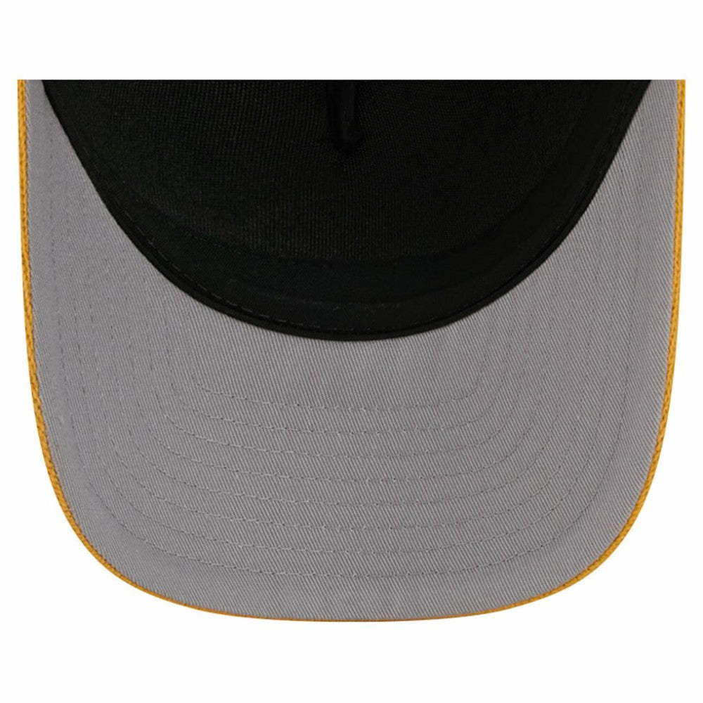 Boston Bruins New Era Hockey Sock 9FORTY A-Frame M-Crown Adjustable Trucker Hat