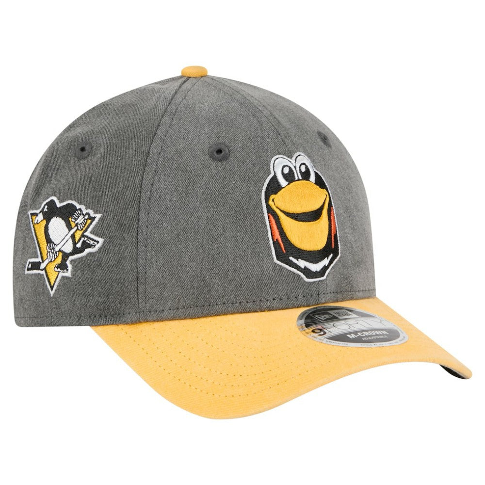 Pittsburgh Penguins New Era Mascot 2-Tone 9FORTY Adjustable Hat