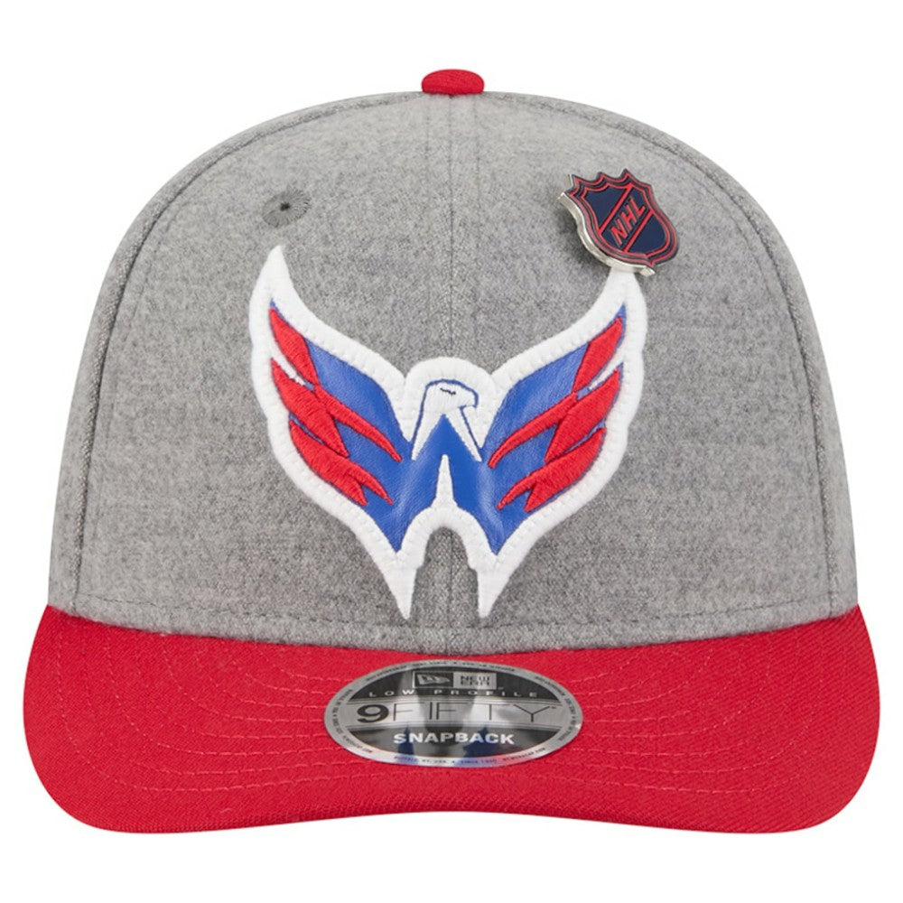 Washington Capitals New Era Wool Pin Low Profile 9FIFTY Snapback Hat