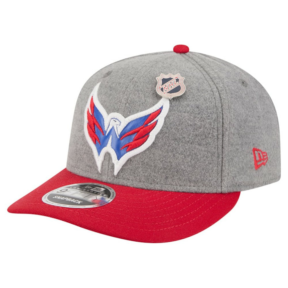 Washington Capitals New Era Wool Pin Low Profile 9FIFTY Snapback Hat