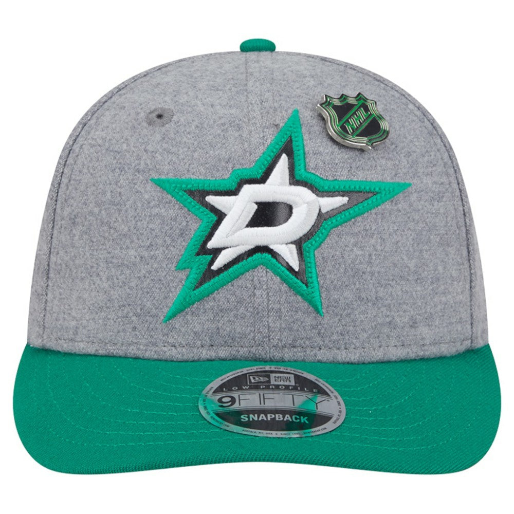 Dallas Stars New Era Wool Pin Low Profile 9FIFTY Snapback Hat