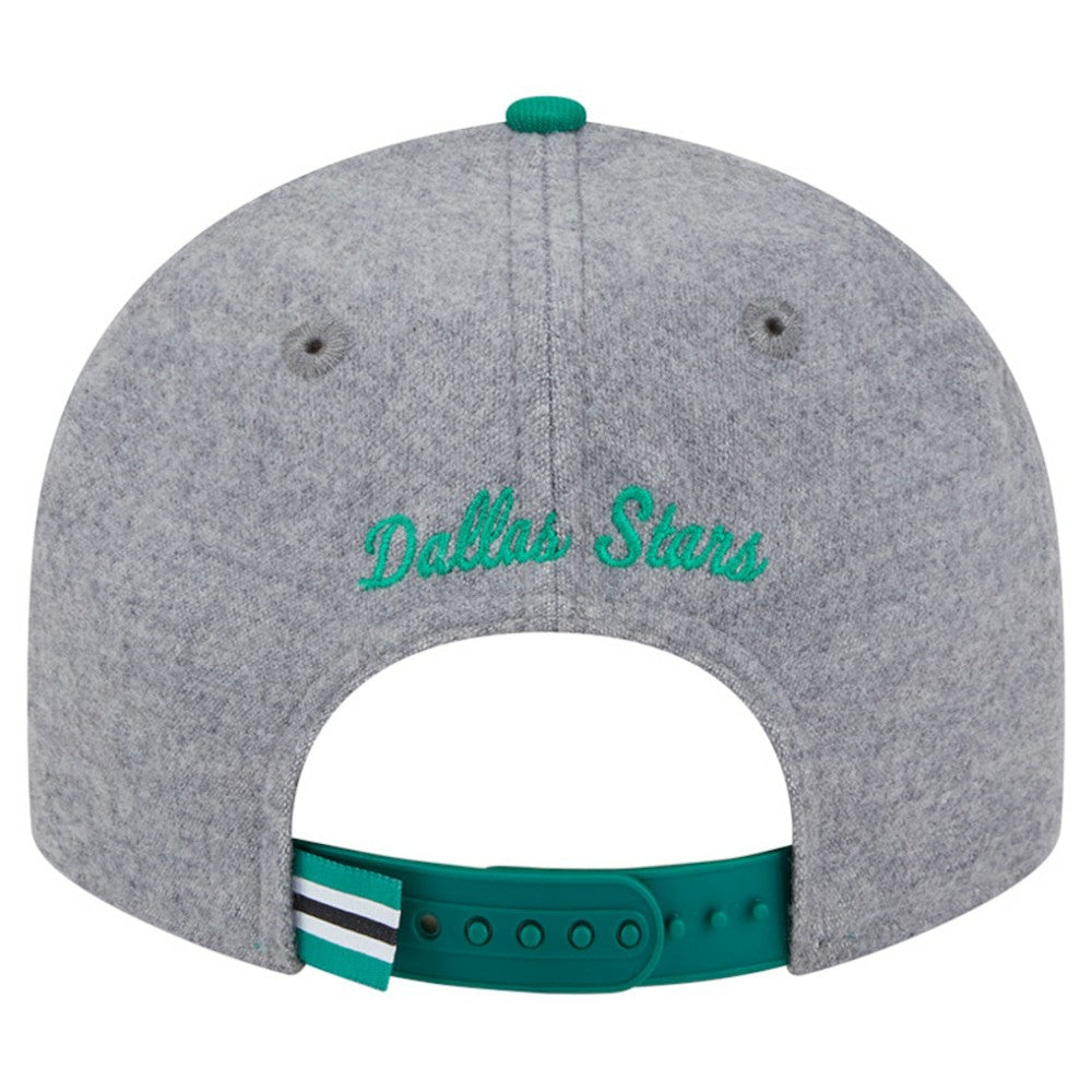 Dallas Stars New Era Wool Pin Low Profile 9FIFTY Snapback Hat