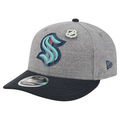 Seattle Kraken New Era Wool Pin Low Profile 9FIFTY Snapback Hat