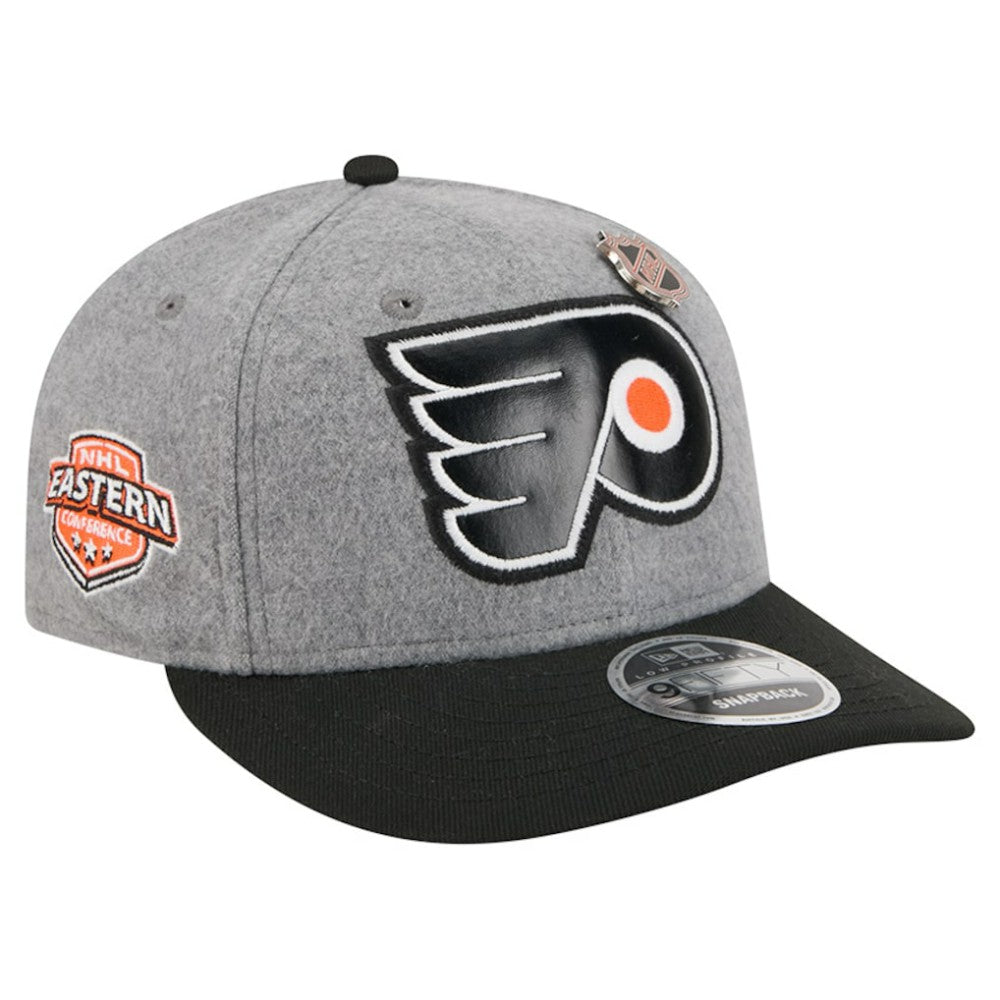 Philadelphia Flyers New Era Wool Pin Low Profile 9FIFTY Snapback Hat
