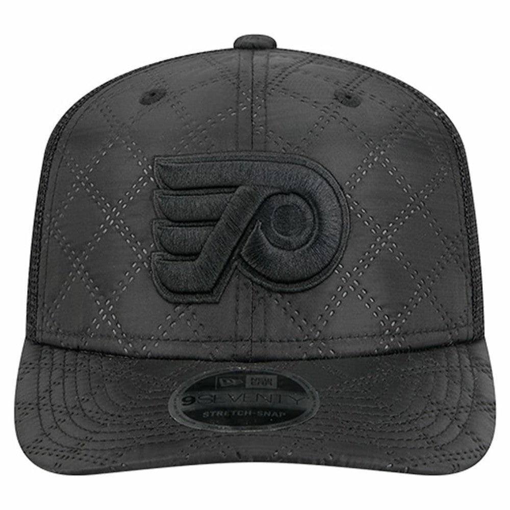 Philadelphia Flyers New Era Quilted Nylon 9SEVENTY Adjustable Trucker Hat