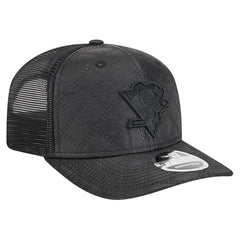 Pittsburgh Penguins New Era Quilted Nylon 9SEVENTY Adjustable Trucker Hat