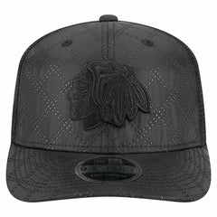 Chicago Blackhawks New Era Quilted Nylon 9SEVENTY Adjustable Trucker Hat