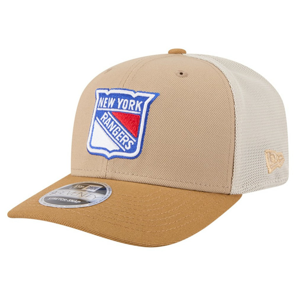 New York Rangers New Era Two-Tone Trucker 9SEVENTY Stretch Snap Adjustable Hat
