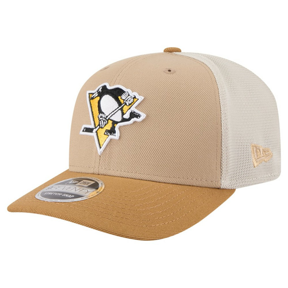 Pittsburgh Penguins New Era Two-Tone Trucker 9SEVENTY Stretch Snap Adjustable Hat