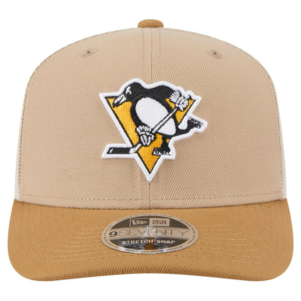 Pittsburgh Penguins New Era Two-Tone Trucker 9SEVENTY Stretch Snap Adjustable Hat